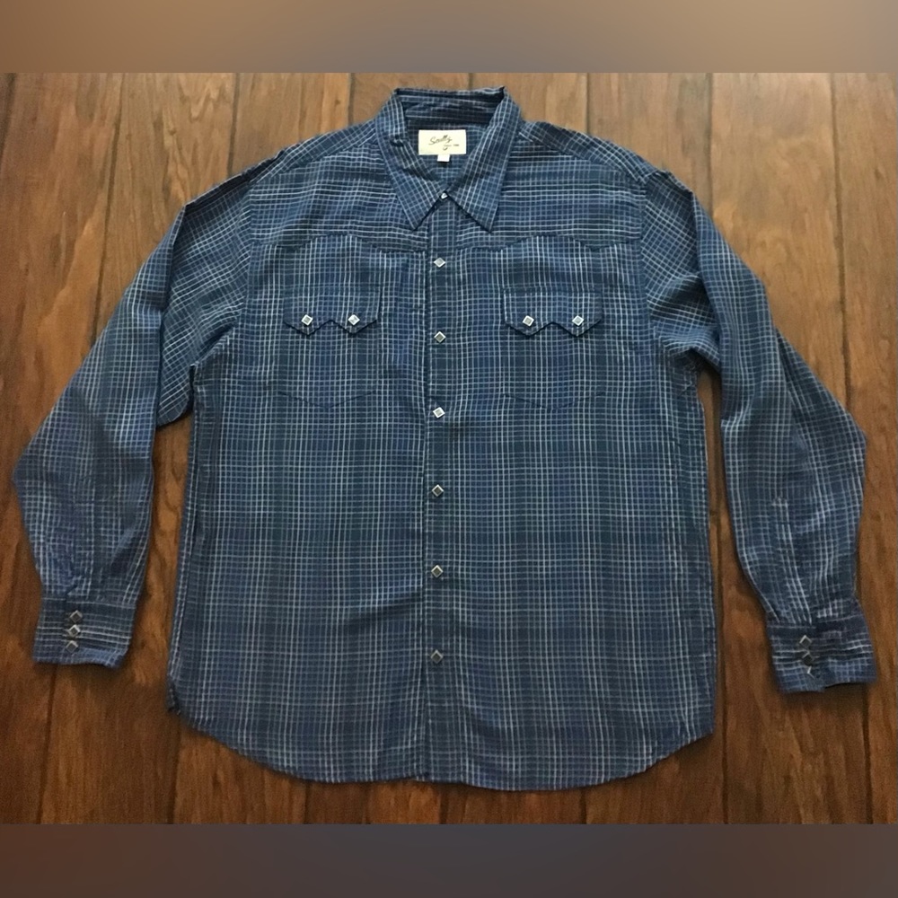 Scullys long sleeve button shirt Mens size XL